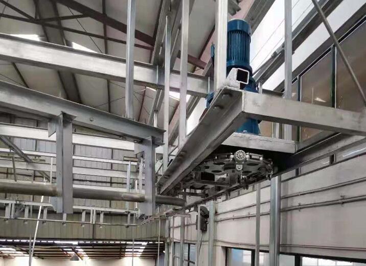 屠宰設(shè)備流水線已經(jīng)在屠宰場安裝到位